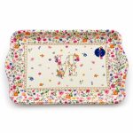 Mon Amour Melamin Kulplu Tepsi - 33 × 22 cm - Görsel 2