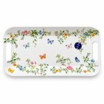 Dancing Butterflies Melamin Kulplu Tepsi - 40 × 21 cm - Görsel 3