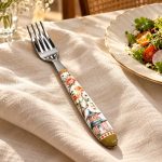 EASY LIFE / JARDINS D’ORIENT Porselen Saplı Çatal - Görsel 4