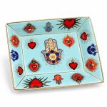 Icons El Desenli Dekoratif Tabak - 19,5 × 15,5 cm - Görsel 2
