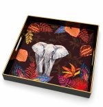 Sauvage Fil Desenli Sunum Tepsisi - 33 x 33 x 4 cm