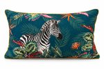 Sauvage Zebra Desenli Dolgulu Kırlent - 50 x 30 cm