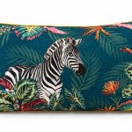 Sauvage Zebra Desenli Dolgulu Kırlent - 50 x 30 cm