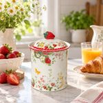 Jardin Des Fraises Lifestyle Porselen Kavanoz 8,5 x 11 cm