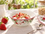 Jardin Des Fraises Porselen Kase - 12 cm