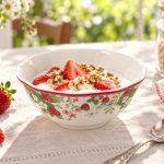 Jardin Des Fraises Porselen Kase - 12 cm