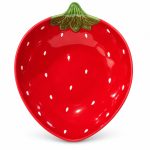Jardin Des Fraises Çilek Şeklinde Porselen Sunumluk - 25,5 x 21 cm - Görsel 3