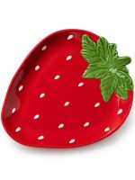 Jardin Des Fraises Porselen Sunumluk - 30,5 x 25,5 cm - Görsel 2