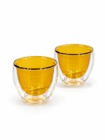 Monterey 2’li Çift Cidarlı Cam Espresso Bardağı Seti - 80 ml - Görsel 2