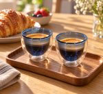 Monterey Mavi Çift Cidarlı 2’li Espresso Bardak Seti - 80 ml - Görsel 3