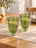 Monterey Çift Cidarlı 2’li Cam Bardak Seti - 220 ml - Görsel 3