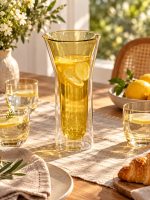 Monterey Çift Cidarlı Cam Sürahi - 800 ml - Görsel 3