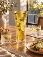 Monterey Çift Cidarlı Cam Sürahi - 800 ml - Görsel 4