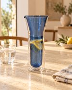 Monterey Çift Cidarlı Cam Sürahi - 800 ml - Görsel 3