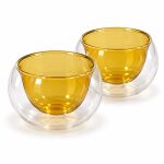 Monterey Çift Cidarlı Cam Tatlı Kasesi - 180 ml - Görsel 2