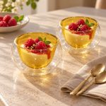 Monterey Çift Cidarlı Cam Tatlı Kasesi - 180 ml - Görsel 3