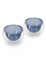 Çift Cidarlı 2’li Cam Tatlı Sunum Kase Seti - 180 ml - Görsel 2